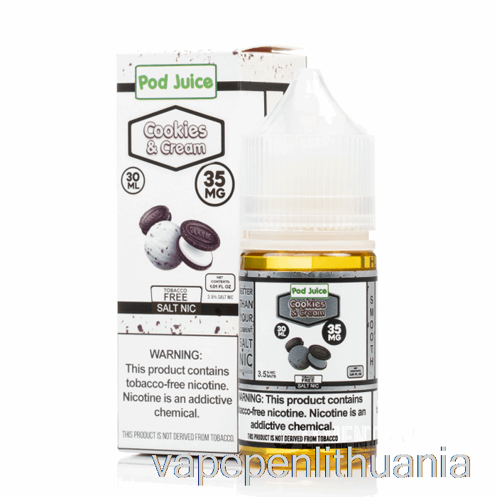 Sausainiai Ir Grietinėlė - Ankšties Sultys - 30ml 35mg Vape Skystis